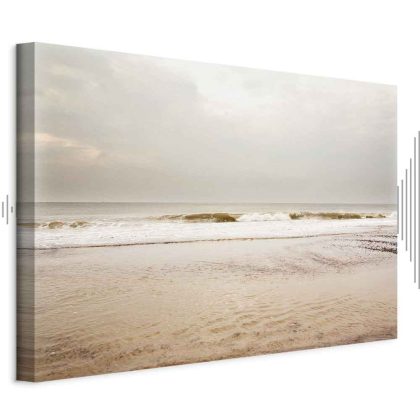 Canvas Print Calm Sea in a Light Colour Palette