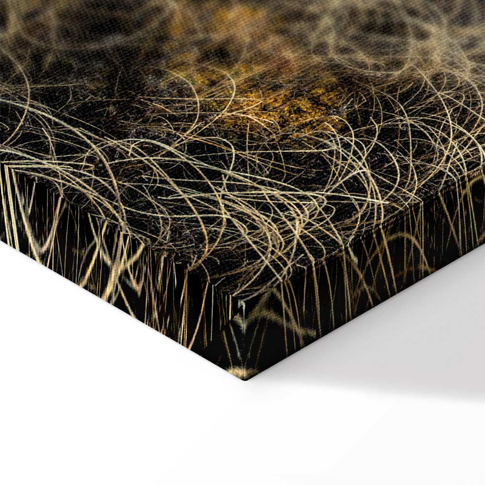 Canvas Print Misty Island on a Calm Lake - Image 12