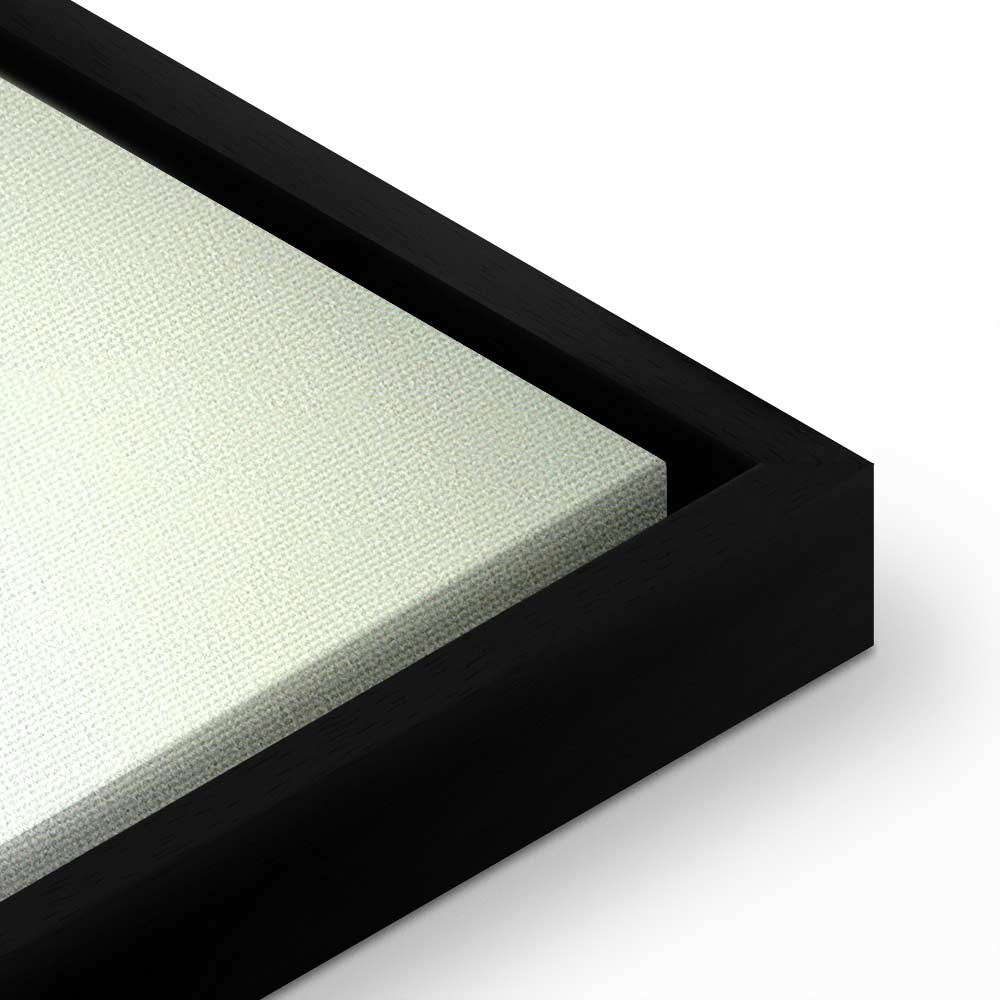 Canvas Print Misty Island on a Calm Lake - Image 19