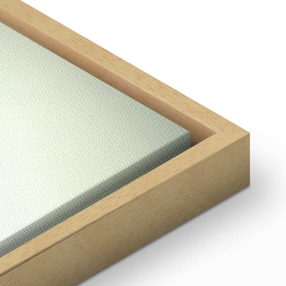 Canvas Print Misty Island on a Calm Lake - Image 25