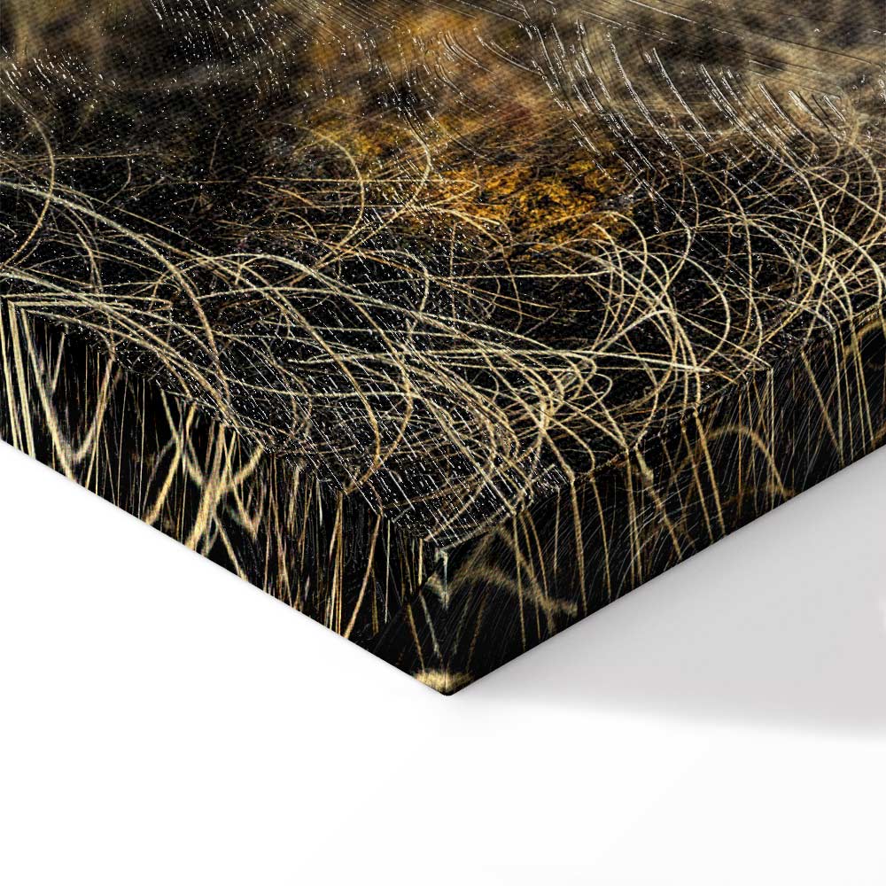 Canvas Print Misty Island on a Calm Lake - Image 10