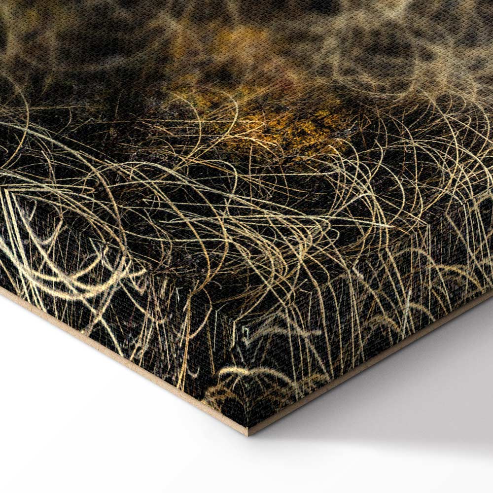 Canvas Print Misty Island on a Calm Lake - Image 6