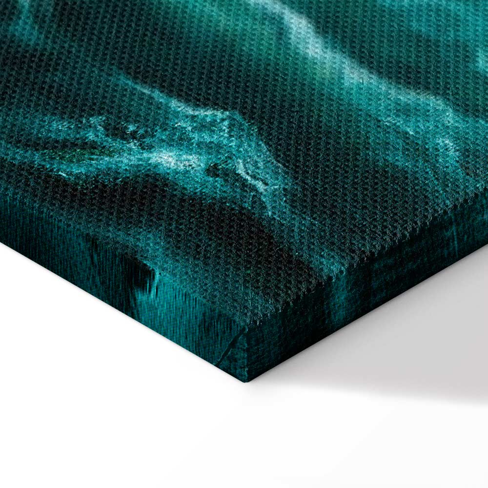 Canvas Print Rough Sea in Turquoise Tones - Image 13