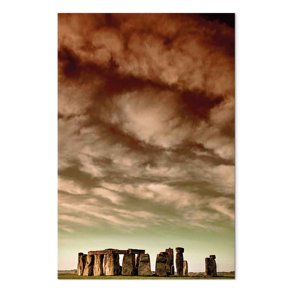Canvas Print Stonehenge under a Dramatic Sky - Image 2