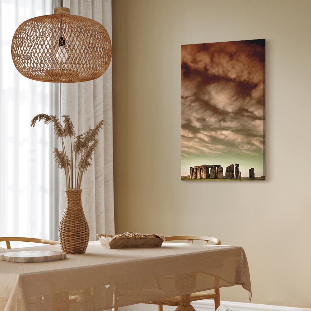 Canvas Print Stonehenge under a Dramatic Sky - Image 5