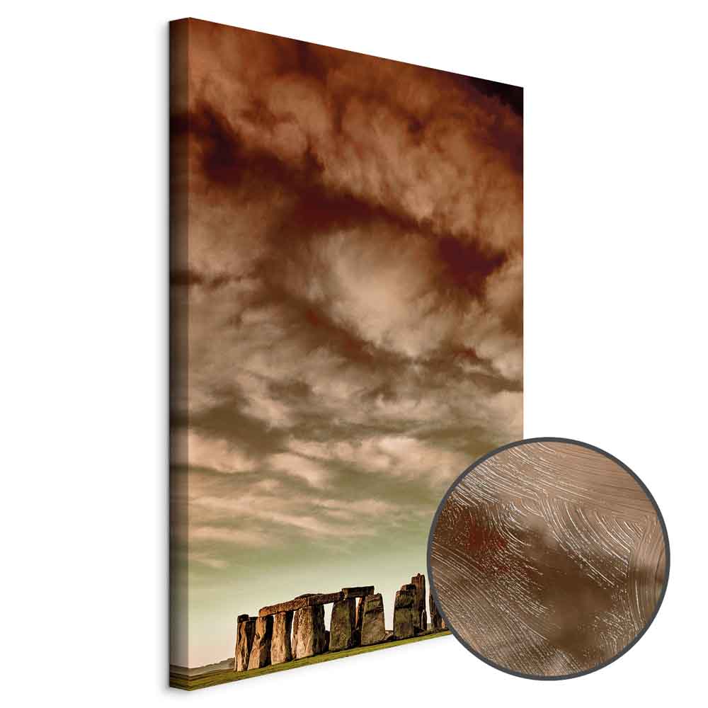 Canvas Print Stonehenge under a Dramatic Sky - Image 9