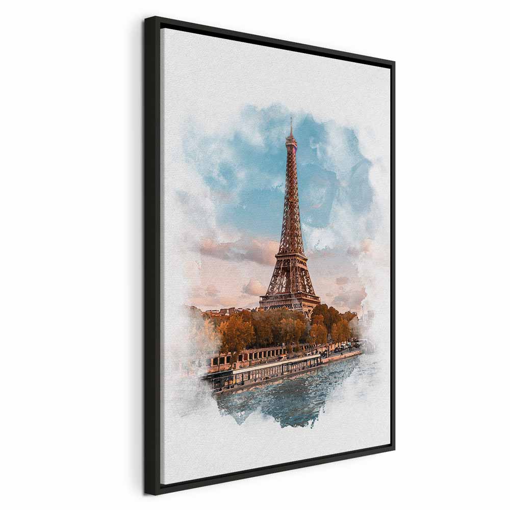 Canvas Print Eiffel Tower in an Artistic Style - Image 14