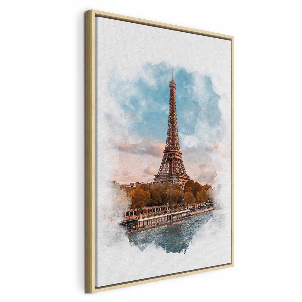 Canvas Print Eiffel Tower in an Artistic Style - Image 20