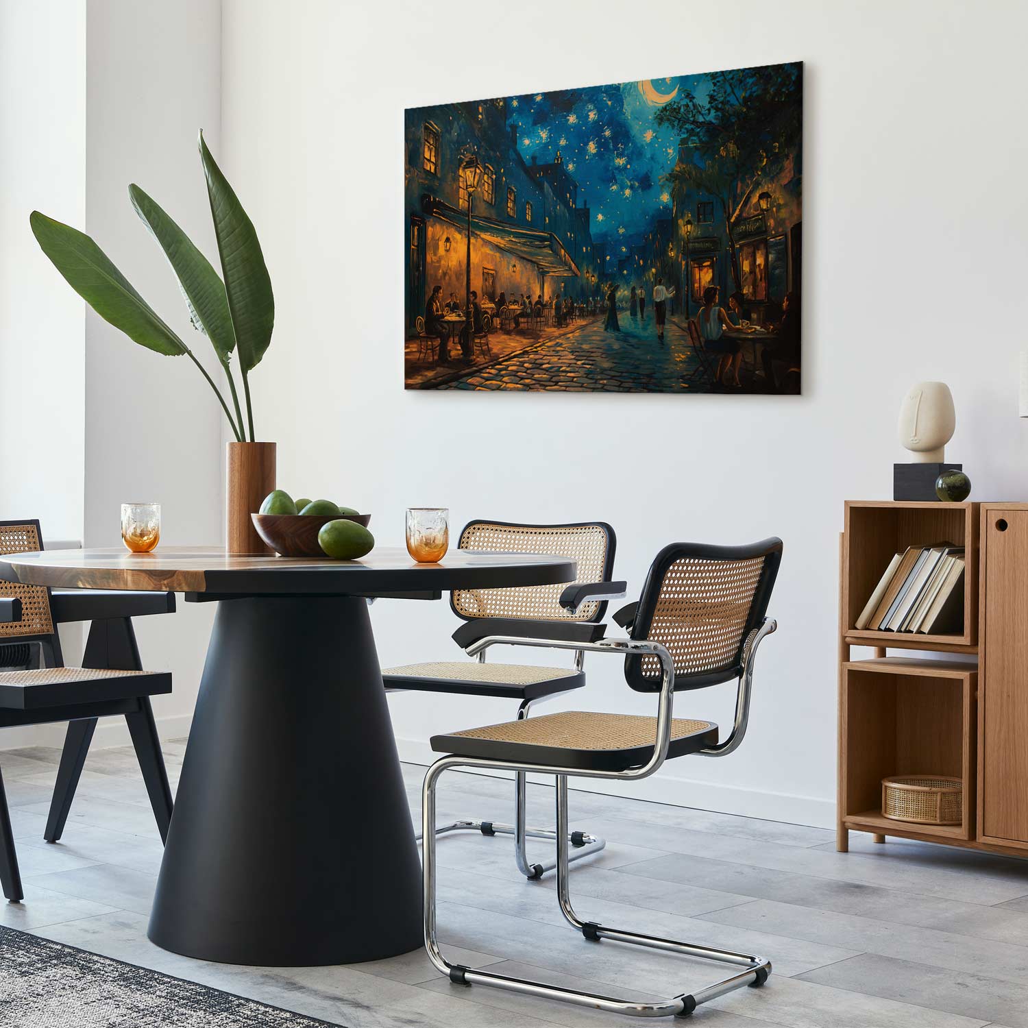 Paris Street - Canvas Print Inspired by the Style of Vincent van Gogh - Image 2