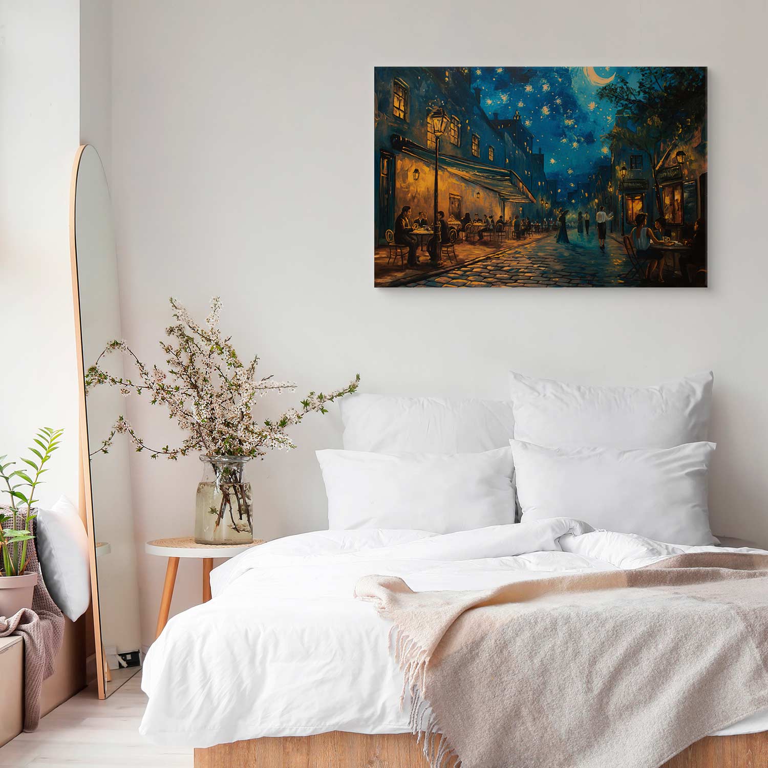 Paris Street - Canvas Print Inspired by the Style of Vincent van Gogh - Image 3