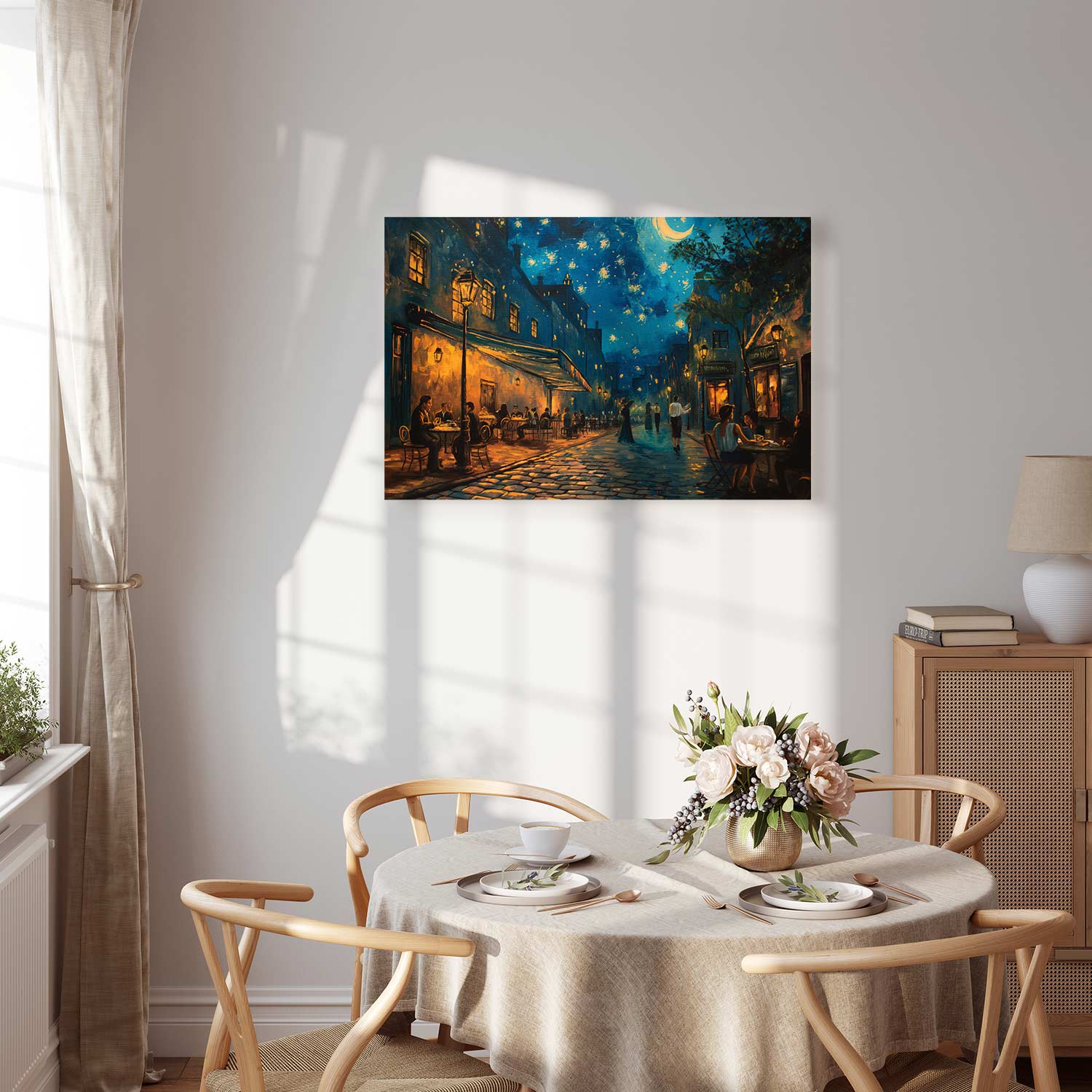 Paris Street - Canvas Print Inspired by the Style of Vincent van Gogh - Image 4