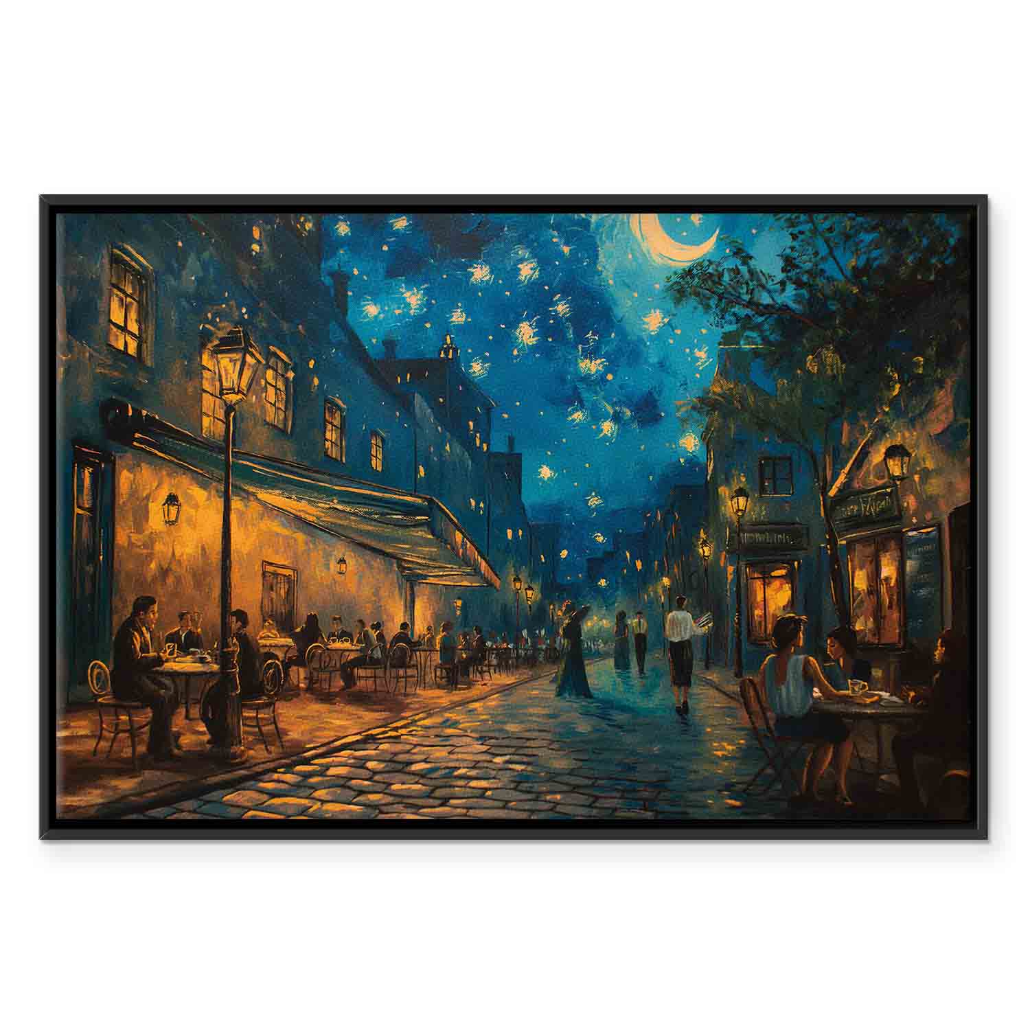 Paris Street - Canvas Print Inspired by the Style of Vincent van Gogh - Image 11