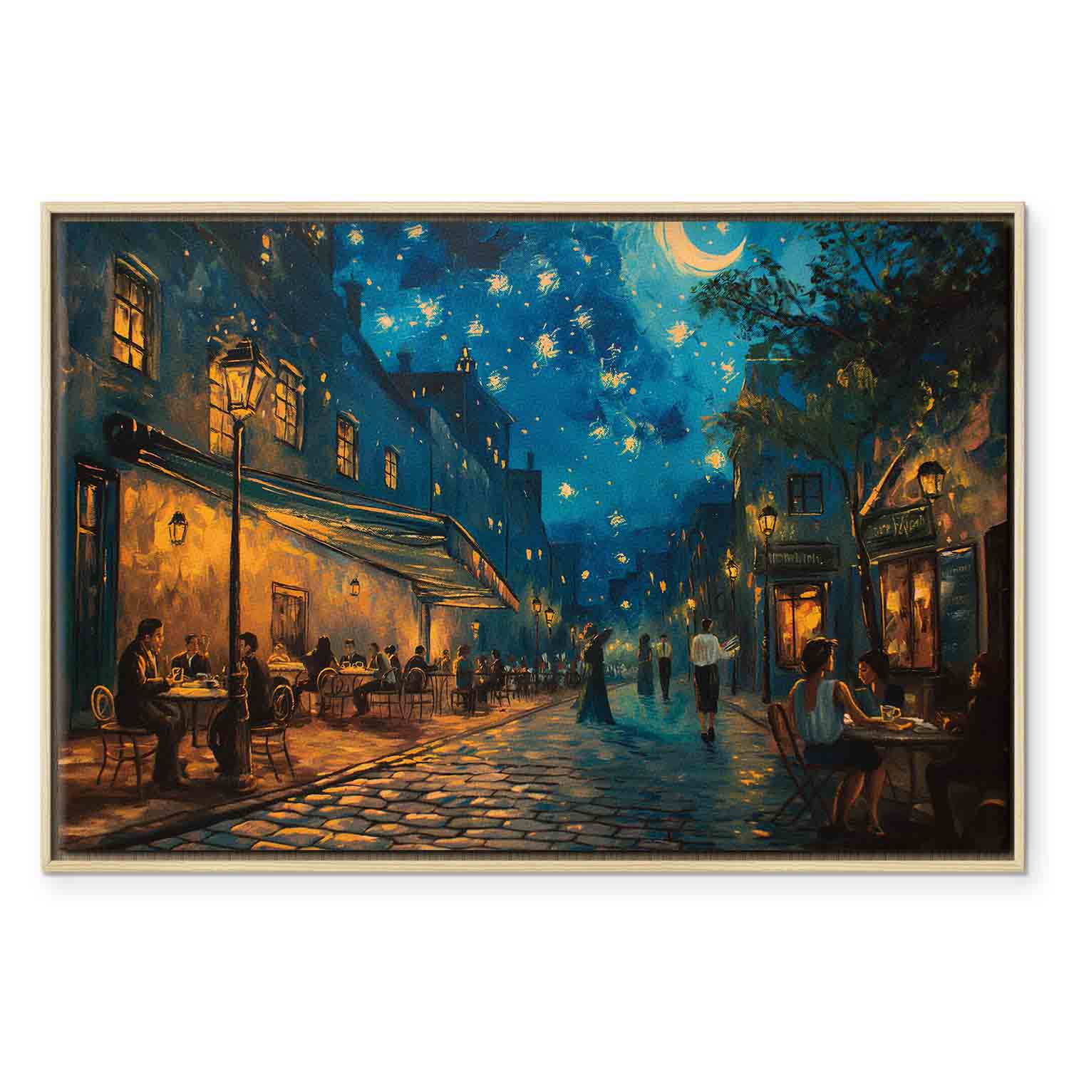 Paris Street - Canvas Print Inspired by the Style of Vincent van Gogh - Image 17
