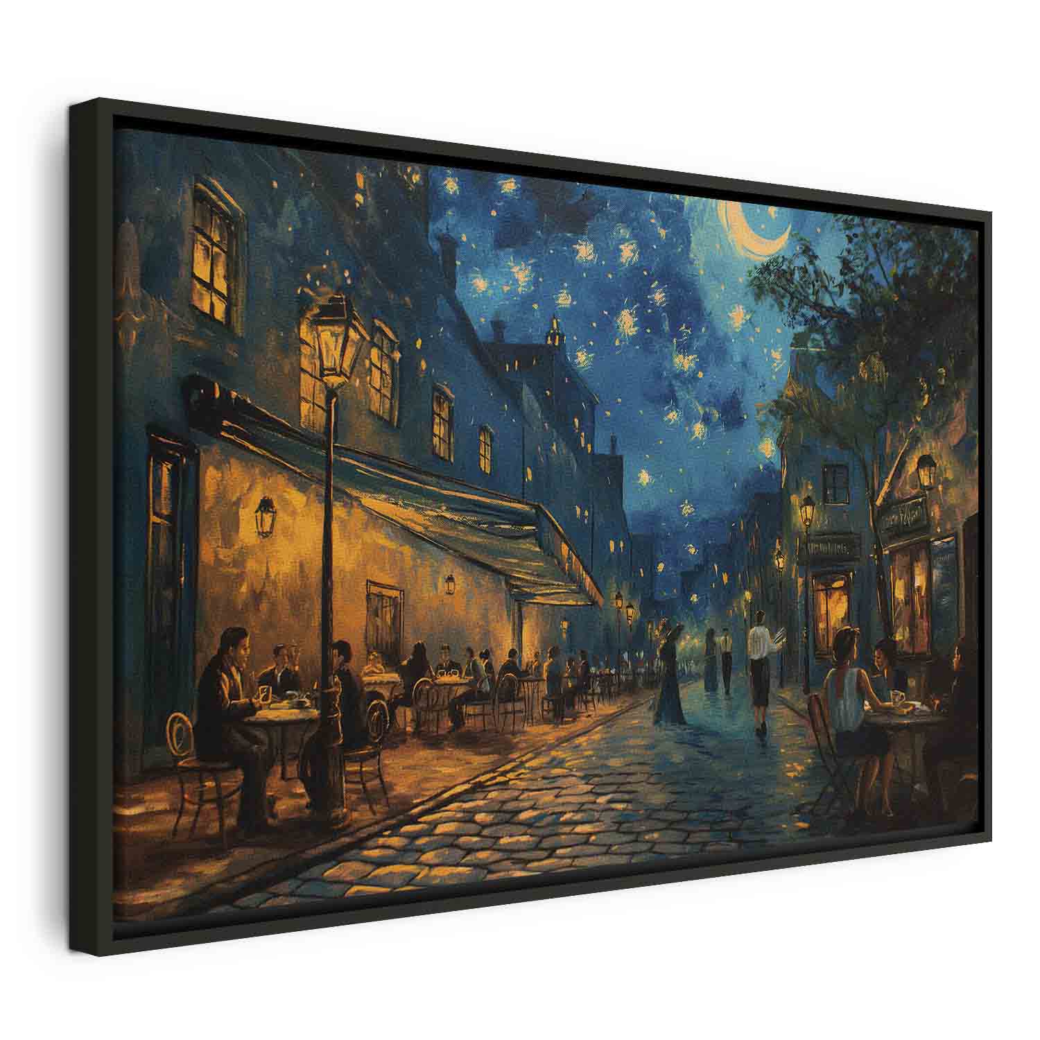 Paris Street - Canvas Print Inspired by the Style of Vincent van Gogh - Image 10