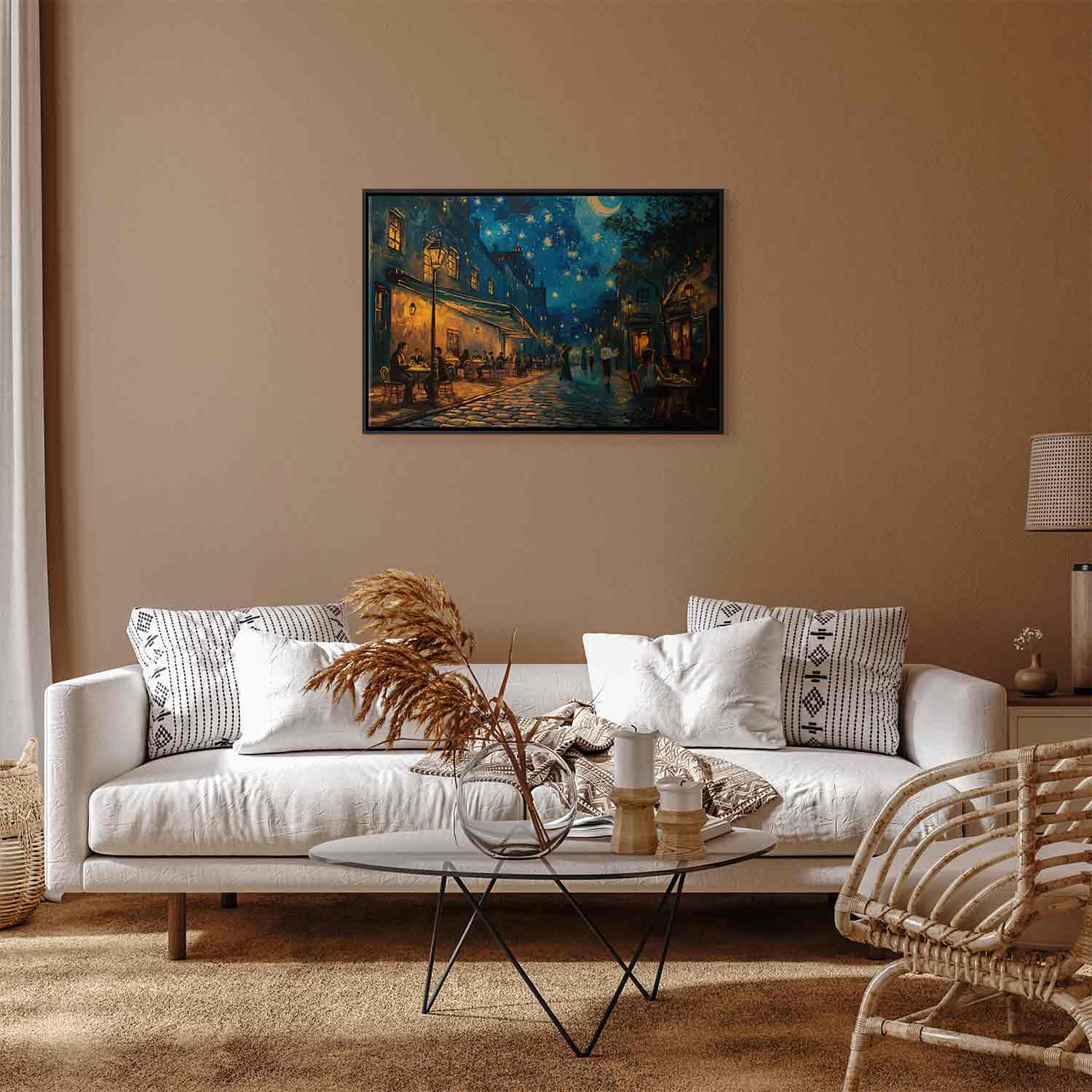 Paris Street - Canvas Print Inspired by the Style of Vincent van Gogh - Image 12