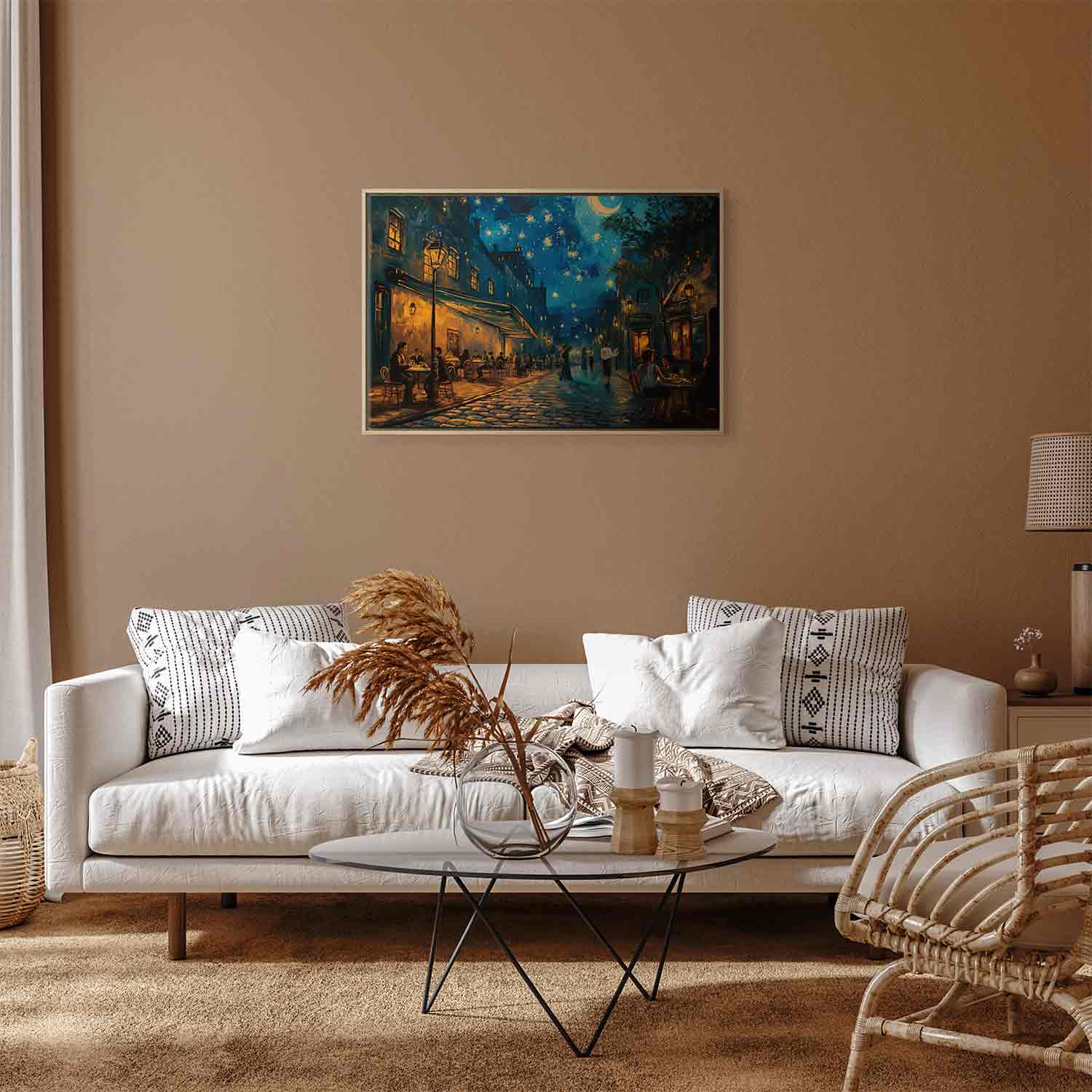 Paris Street - Canvas Print Inspired by the Style of Vincent van Gogh - Image 18