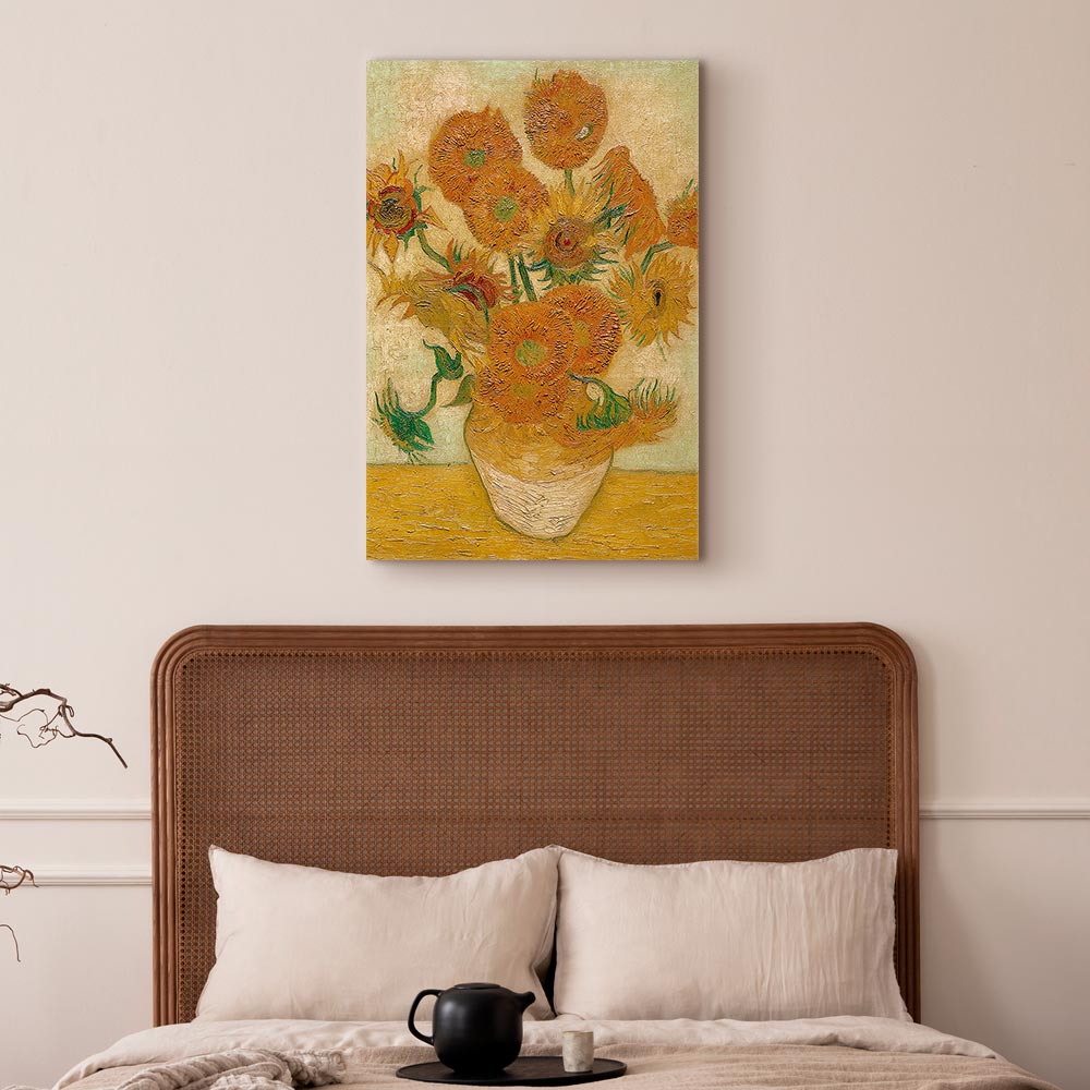 Sunflowers by Vincent van Gogh. Canvas Print - Image 4
