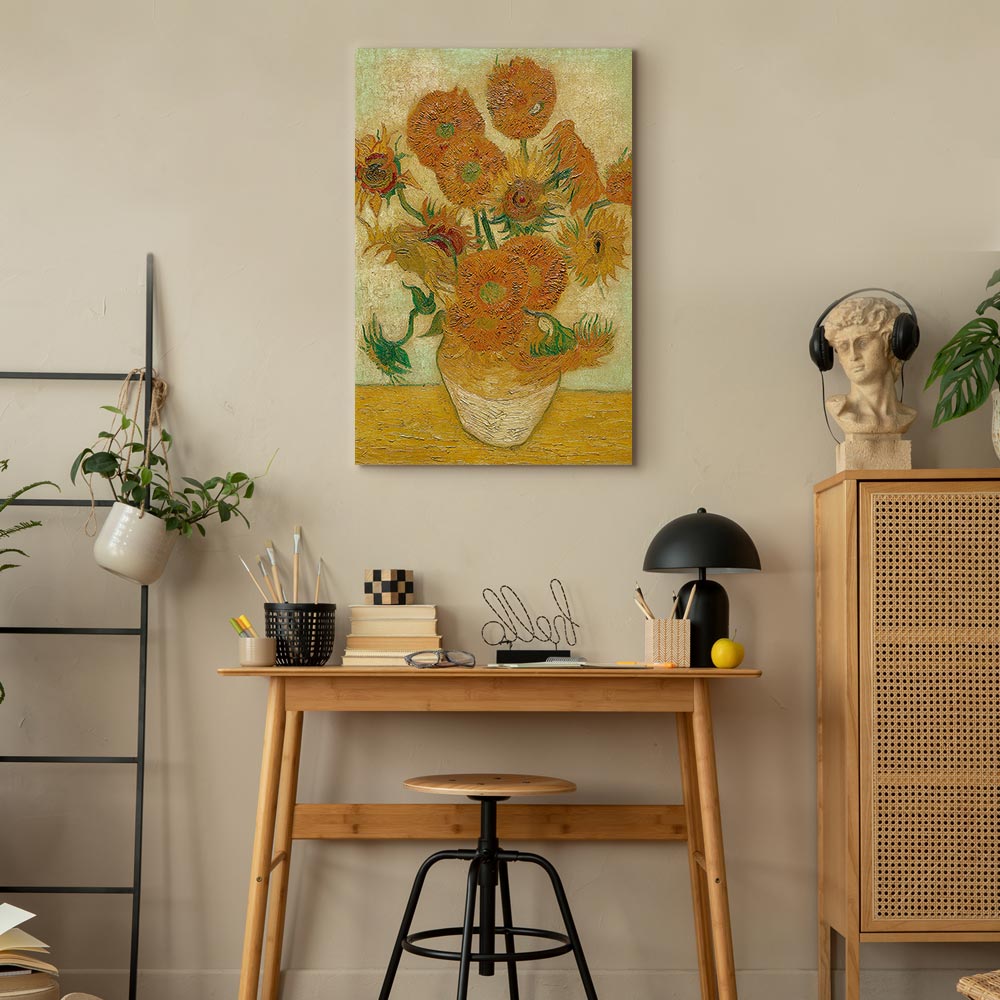 Sunflowers by Vincent van Gogh. Canvas Print - Image 5