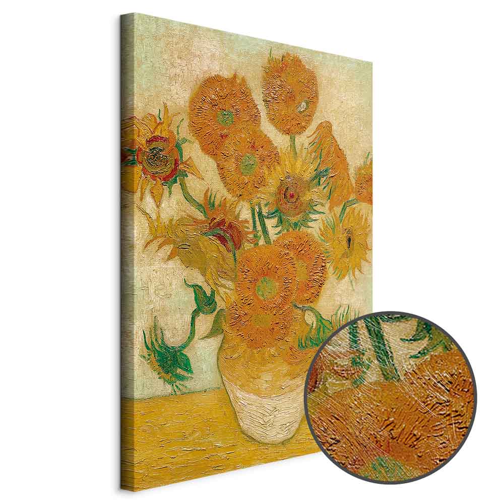 Sunflowers by Vincent van Gogh. Canvas Print - Image 9