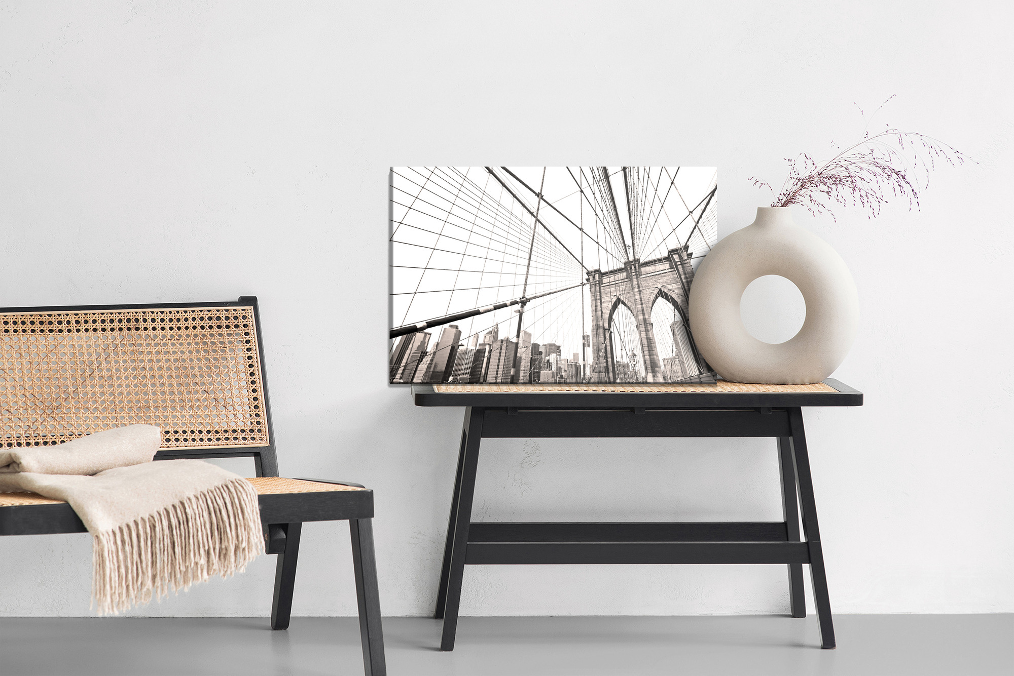 Leinwandbild Skyline von New York bei Nacht – Bild 7