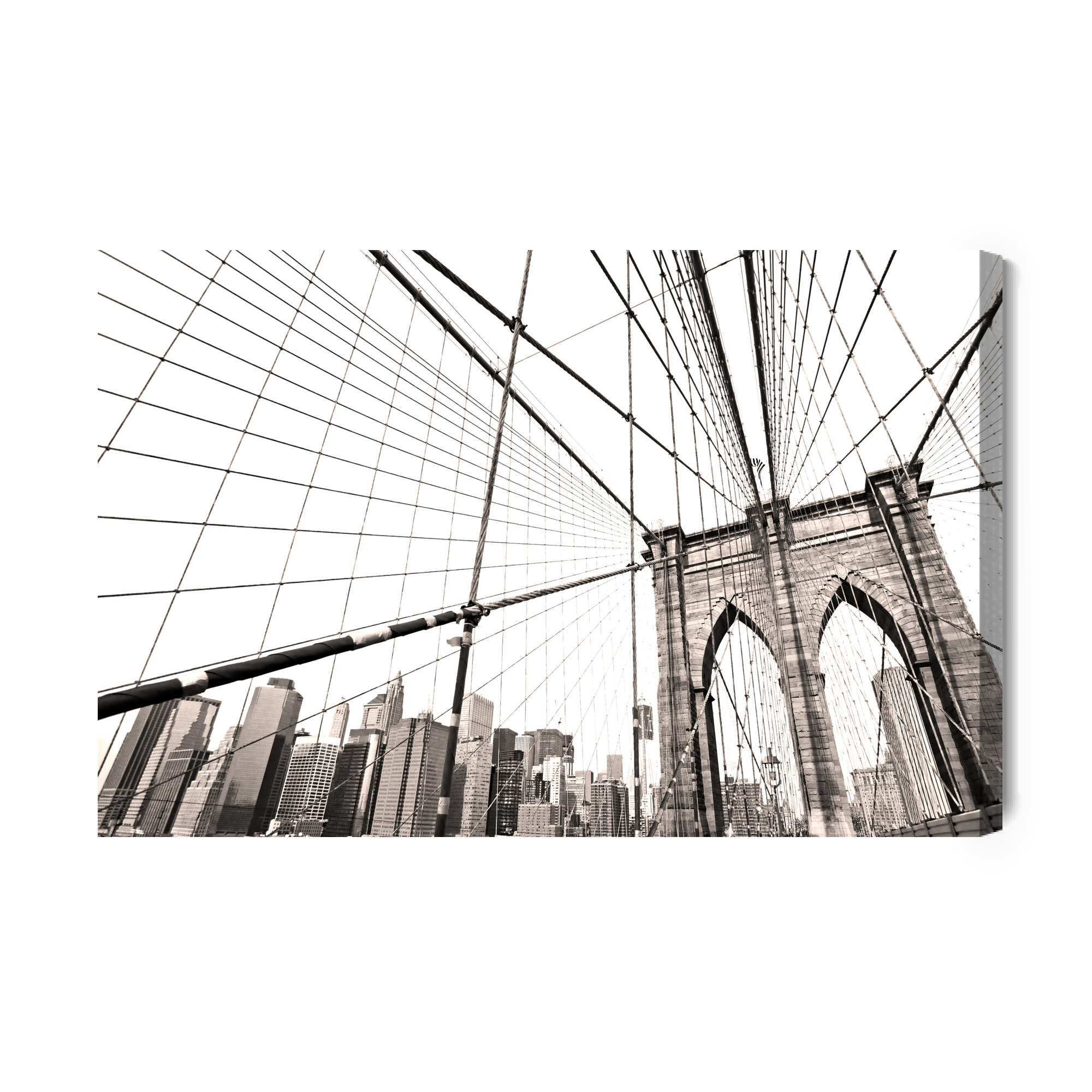 Leinwandbild Skyline von New York bei Nacht – Bild 9