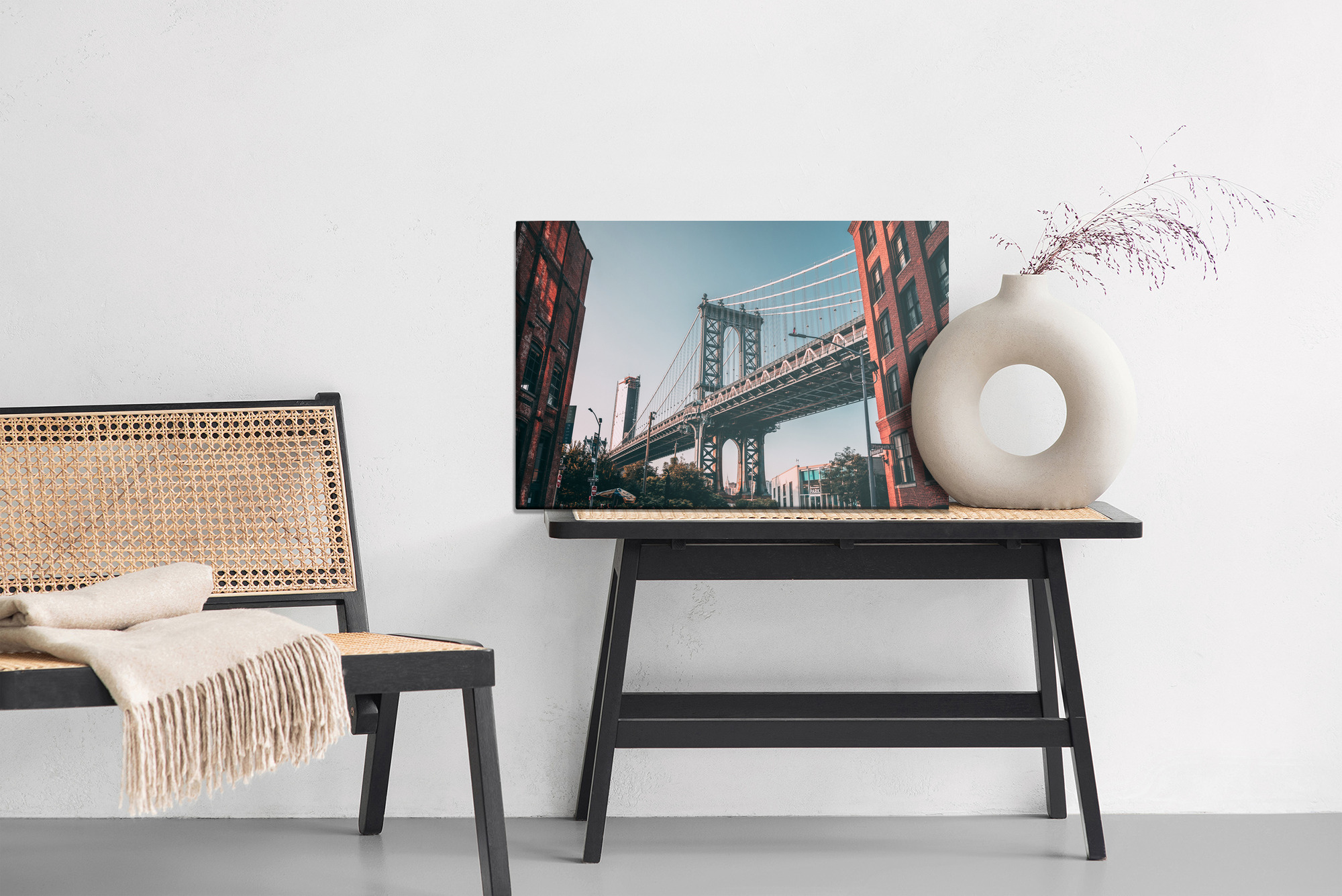 Canvas print Manhattan Bridge in New York - Image 7