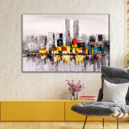 Canvas print abstract New York skyline